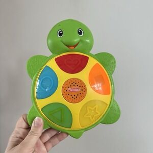 Playskool Musical Light-Up Turtle Toy Learn Shapes Sounds Colors 2011 TESTED